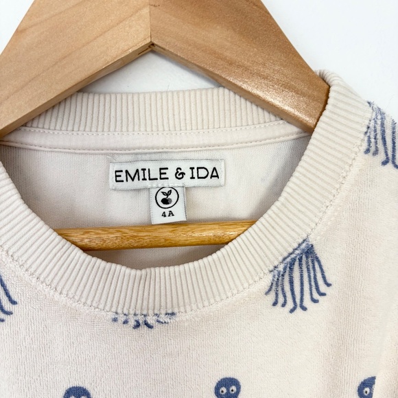 Emile & Ida terry octopus sweater - Picture 3 of 4